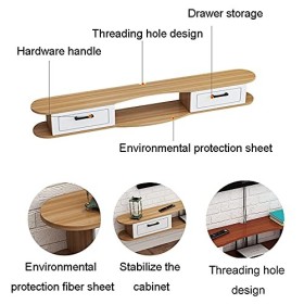 Meuble TV Meuble TV Unités murales pour salon Console multimédia Meuble TV flottant Meuble TV mural pour salon Salle de diver