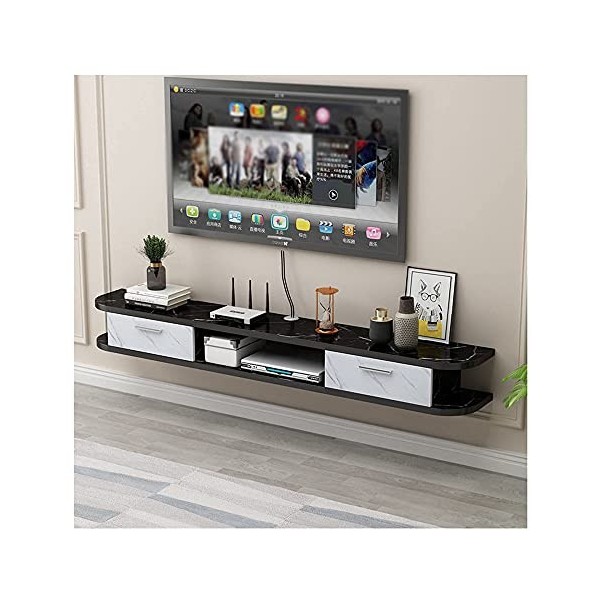 StrOux Meuble TV Flottant Meuble Meuble TV Meuble TV Unités Murales pour Salon Meuble TV Meuble Mural Console TV en Bois pour