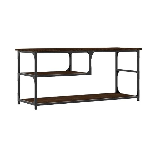 VEEKI Meuble TV, Meuble TV Suspendu, Meuble TV Industriel, Meuble TV Bois, Meuble Chambre, Convient pour Salon ou Chambre, ch