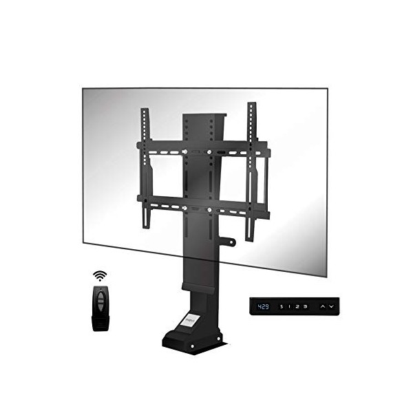 I-NOVA Support TV motorisé Ascenseur pour téléviseur 22"-42" TV Lift 580mm X6SB 3 mémoires de Position, Technologie Ultra sil