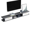 EsEntL Meuble TV Mural Console multimédia Murale avec 2 Portes 39,3/47,2/55,1", étagère Flottante pour Meuble TV, étagères de