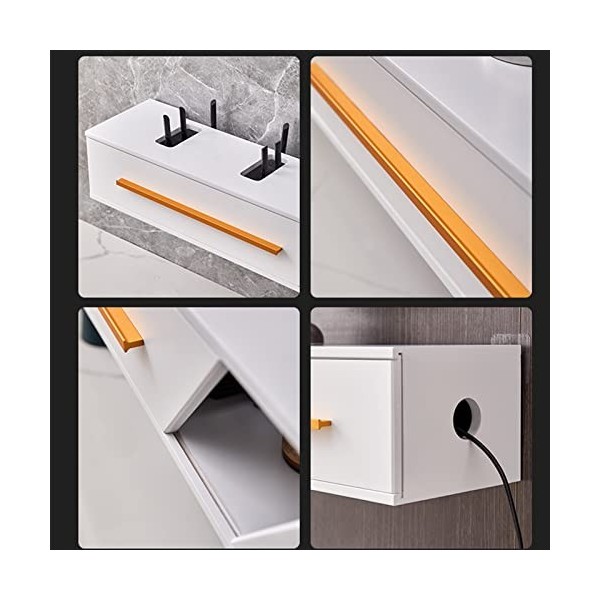 RUtavm Meuble TV Flottant, Meuble TV Mural, Meuble TV Flottant, étagère TV Flottante, Meuble TV, étagère de Rangement pour dé