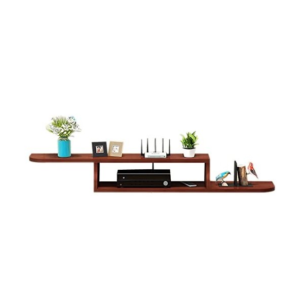 Meuble TV Flottant,Meuble TV Mural,Console multimédia,Rangement Multifonction,Peut Stocker des lecteurs DVD/Blu-Ray Taille: 