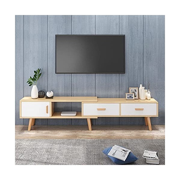 Centre de Divertissement Moderne pour boîtier de câble multimédia Meuble TV télescopique Centre de Divertissement Minimaliste