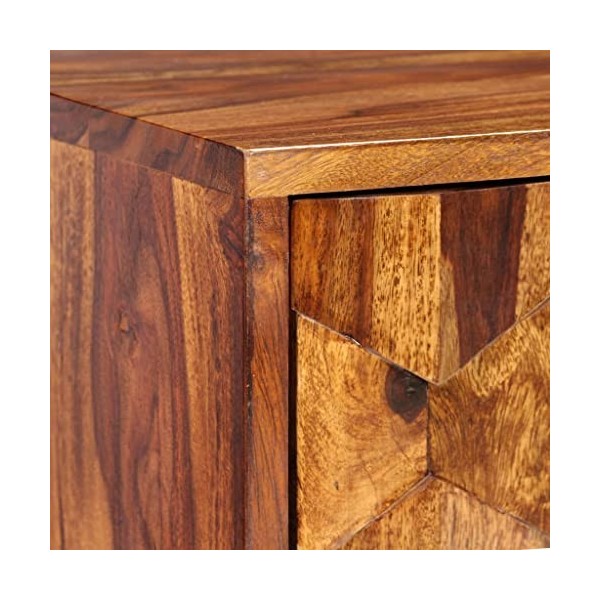 Meuble TV | Style Vintage | Rangement matériel télé Audio Video Gaming | 140x30x40cm Marron