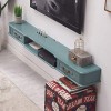 Meuble de télévision Mural avec tiroir Étagère Murale Étagère Flottante Etagère de Rangement multimédia TV Petit Meuble de Ra