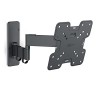 Vogels TVM 1225 Support Mural TV orientable pour téléviseurs 19-43 Pouces, Poids Max. 15 kg, Pivotant jusquà 120º, Support 