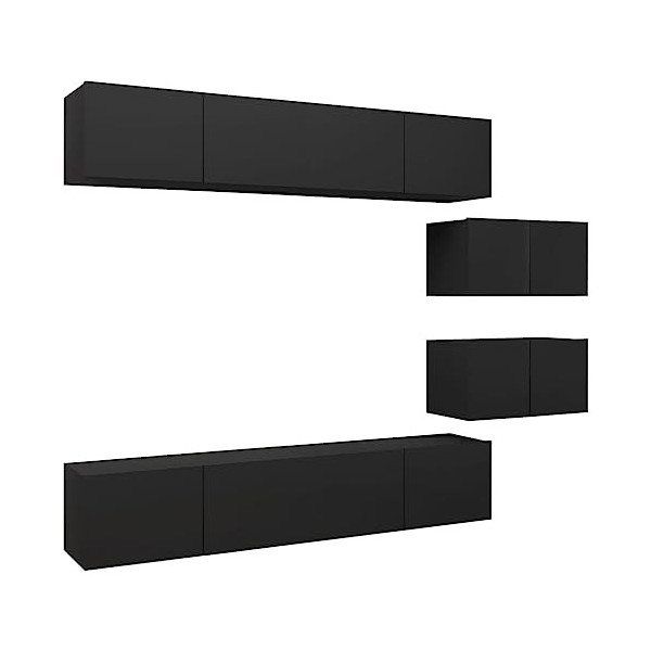 Meuble TV,Étagère TV Flottante, Support de Télévision Flottant Fixé au Mur Centre de Console Multimédia de Divertissement Gra