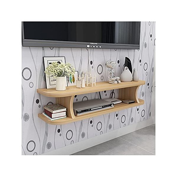 RUtavm Meuble TV Flottant, Meuble TV, unités murales pour Salon, Console multimédia, Meuble TV, Meuble Mural, unité de Divert