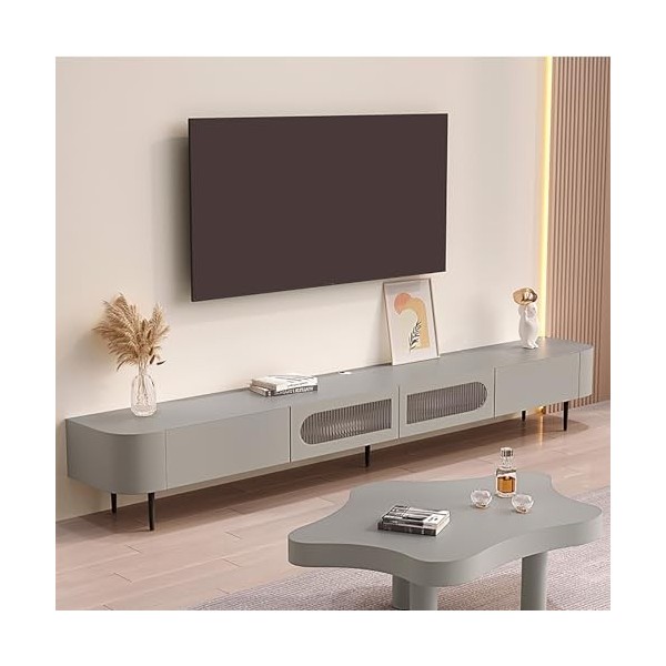 Meuble TV Moderne, Meuble TV for Chambre à Coucher, Table Television Salon, Meuble TV Bois, Meuble TV avec Tiroirs, Centre de