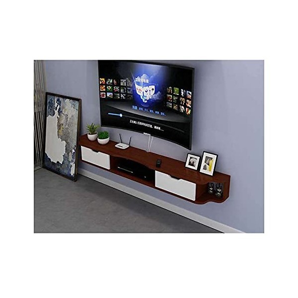 KAXGU Meuble Tv Meuble Tv Murale Pour Salon Console Tv Meuble Tv Meuble Mural 3 Compartiments Pour Salon Chambre Bureau Salle