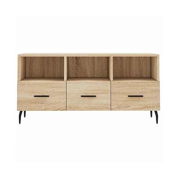 Générique Meuble TV chêne Sonoma 102x36x50 cm Bois dingénierie,25.5 KG,829055, Meubles, Meubles TV
