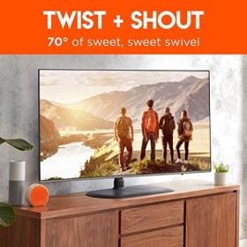 ECHOGEAR Stand Universel pour Télévision De 32 A 65" - Pivote Et Ajustable en Hauteur - Meilleurs Angles De Vision - Stabilis