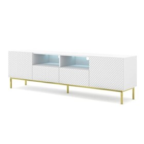 Homlando Ravenna CCK Diamant 2D2S Meuble TV bas 200 cm - Support TV moderne avec espace de rangement pour la chambre ou le sa