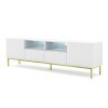 Homlando Ravenna CCK Diamant 2D2S Meuble TV bas 200 cm - Support TV moderne avec espace de rangement pour la chambre ou le sa