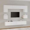 Meuble TV, Bas Table TV, Meuble TV Suspendu, Meuble télé, Meuble TV Industriel, Meuble Chambre, pour Salon ou Chambre, Ensemb