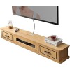 EsEntL Meuble TV Mural 51,1 Pouces Meuble TV Flottant Mural, Meuble TV Suspendu en Bois, Support de décodeur, Console multimé