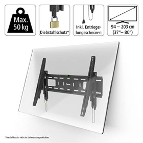 Hama Support Mural TV Fix Professional 203 cm 80" 600 x 400 Noir