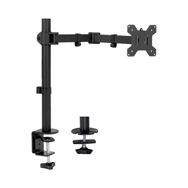 VIVO STAND-V101D Support de Bureau pour Moniteur VESA avec Double Bras Central, Peut contenir 1 écran jusquà 10 kg avec VESA