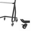 Hama Chariot TV Trolley Support TV Mobile pour 49 à 100 Pouces, Hauteur réglable, Support TV Mobile avec roulettes verrouill