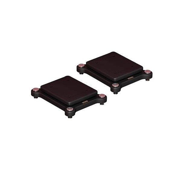 Supports de Haut-parleurs,Plateau de périphérique Audio-vidéo pour Caisson de Basses, Supports de Haut-parleurs universels av