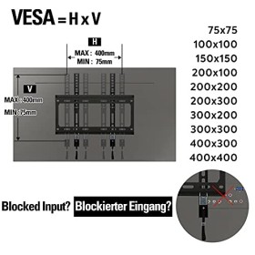 Mounting Dream Support Murale TV Inclinable Support pour la Plupart des Téléviseurs de 26 à 55 Pouces à Écran Plat LED, LCD, 