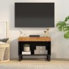 Meuble TV 60x33x43,5 cm Bois Massif de manguier - Meuble télé, Meuble TV Industriel, Meuble Chambre, Convient pour Salon ou C