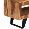 CARESHINE Meuble TV en Bois Massif 140x40 cm - Console multimédia en Bois de Sheesham - Meuble TV Meuble de Rangement TV Rust