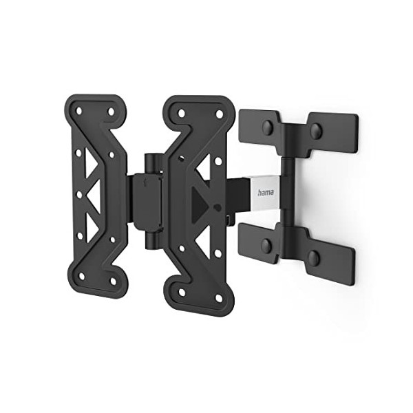 Hama Support mural TV FULLMOTION "Ultraslim" pour TV écran plat entre 48 cm et 122 cm 19" à 48" , pivotant et inclinable, ju