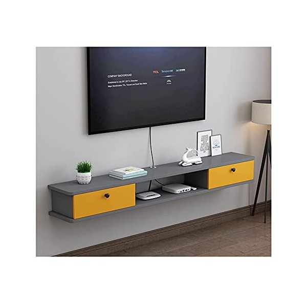 KAXGU Meuble Pour Téléviseur Meubles Muraux Pour Salon Meuble Pour Téléviseur Flottant Étagère Murale Pour Téléviseur Dans Le