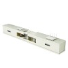 YUZDNM Console Multimédia Murale - Meuble TV, Meuble TV Bas, Étagère Flottante pour Meuble TV 120/140/160cm, Étagère Audio Vi