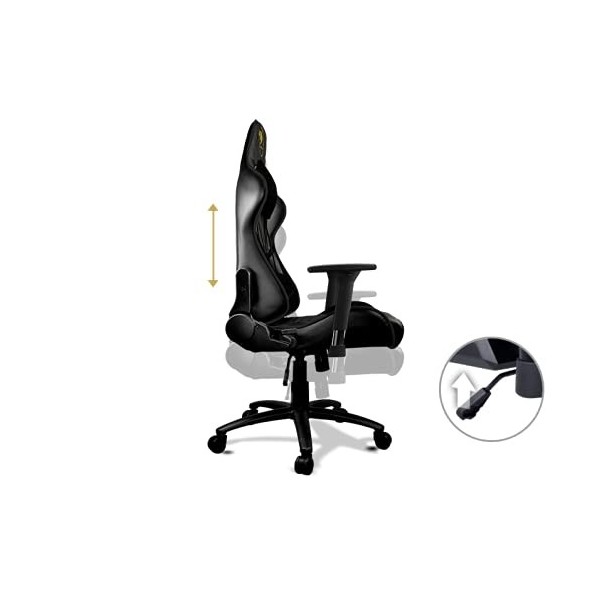 Cougar Gaming Cougar I Armor One Royal I 3MARRGLD.0002 I Gaming Chair I Adjustable Design/Juodas/Golden