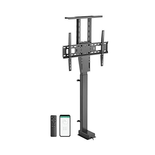 Mywall Lift TV motorisé HP63-1L pour montage dans les meubles, élévateur TV électrique avec commande Smart Home via lapplica