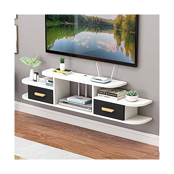 Meuble TV Flottant, Meuble TV Flottant, Meuble TV Mural, Centre de Divertissement multimédia, Meuble de Maison pour Salon, Ch