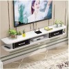 EsEntL Meuble TV Flottant, Meuble TV, unités murales pour Salon, Meuble TV Mural, Console multimédia avec 3 rangements pour C