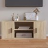 Meuble TV Chêne sonoma 100x35x40 cm Bois dingénierie