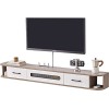 Meuble TV Flottant, Meuble TV Flottant, Console multimédia Murale en Bois, étagère TV, Centre de Divertissement Flottant, éta