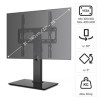 Hama Support TV Full Motion 140 cm Noir