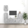 VEEKI Meuble TV, Meuble TV Suspendu, Meuble TV Industriel, Meuble TV Bois, Meuble Chambre, Convient pour Salon ou Chambre, En