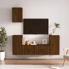 VEEKI Meuble TV, Meuble TV Suspendu, Meuble TV Industriel, Meuble TV Bois, Meuble Chambre, Convient pour Salon ou Chambre, En