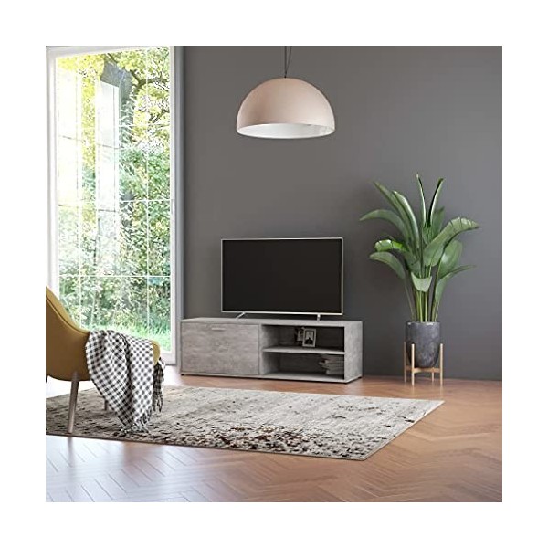 FAMIROSA Meuble TV,Meuble Tele Chêne Sonoma 120x34x37 cm Aggloméré