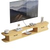 HeEdz Console multimédia Murale, étagère de Rangement vidéo Flottante, étagère de Composants de Support Flottant, Support Mur