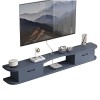 HeEdz Console multimédia Murale, étagère de Rangement vidéo Flottante, étagère de Composants de Support Flottant, Support Mur