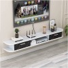LILUKO Meuble TV Flottant Meuble Meuble TV Meuble TV Unités Murales pour Salon Meuble TV Meuble Mural Console TV en Bois pour