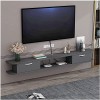 LILUKO Meuble TV Flottant Meuble Meuble TV Meuble TV Unités Murales pour Salon Meuble TV Meuble Mural Console TV en Bois pour