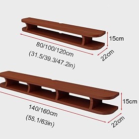 RUtavm Meuble TV Flottant, Meuble TV, unités murales pour Salon, Console TV, Meuble TV, Meuble Mural adapté au Salon, Chambre