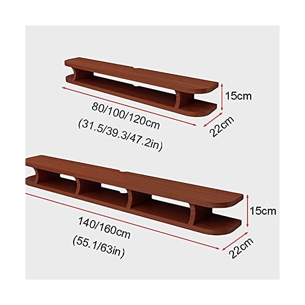 RUtavm Meuble TV Flottant, Meuble TV, unités murales pour Salon, Console TV, Meuble TV, Meuble Mural adapté au Salon, Chambre