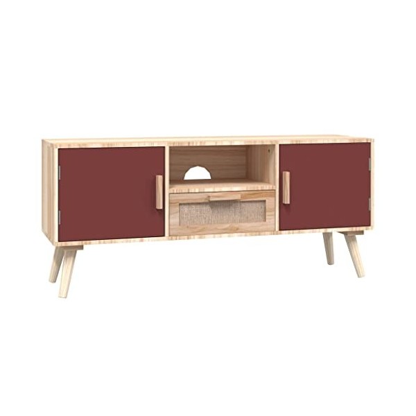 vidaXL Meuble TV avec Portes 105x30x45 cm Bois dingénierie