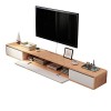EsEntL Meuble TV Mural 47,2/55,1 Pouces Meuble TV Flottant Mural - Console Multimédia pour Centre de Divertissement en Bois a