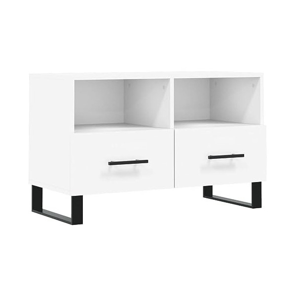 vidaXL Meuble TV Chêne Sonoma 80x36x50 cm Bois dingénierie